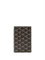 Goyard обложка на паспорт канва черная ОП-00165