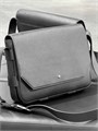MONTBLANC мессенджер кожа софьяно черный МС-01638
