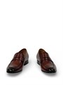 SANTONI лоферы гладкая коричневая кожа ОК-01085