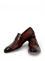 SANTONI лоферы гладкая коричневая кожа ОК-01085