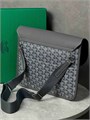 Goyard мессенджер с клапаном канва монограмма серый МС-00002