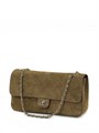 CHANEL сумка замша (горчичный) на золоте 33 см СК-00906