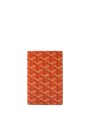 Goyard обложка на паспорт канва оранжевая ОП-00055