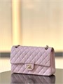CHANEL сумка 2.55 кожа икра в клетку 25 см розовая золото СК-01356