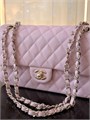 CHANEL сумка 2.55 кожа икра в клетку 25 см розовая золото СК-01356