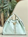 CHANEL сумка Hobo 26 см кожа икра мятная золото СК-01244