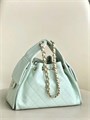 CHANEL сумка Hobo 26 см кожа икра мятная золото СК-01244