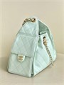 CHANEL сумка Hobo 26 см кожа икра мятная золото СК-01244