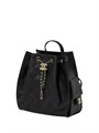 CHANEL рюкзак кожа икра черный золото РК-01034