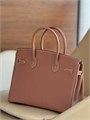 HERMES Birkin 30см кожа Того с прожилками кэмел золото СК-00826