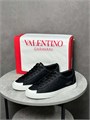 VALENTINO кеды черные на белой подошве ОС-2149
