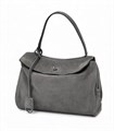 BALENCIAGA сумка Rodeo Medium замша серая серебро СК-00319