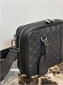 LV мессенджер SIRIUS кожа тиснение черный МС-0521