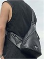 PRADA слинг гладкая кожа косая молния черный СЛ-01499