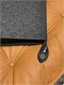 LV борсетка Pochette Voyage MM из черной кожи того с тиснением монограммы серебро БР-01316