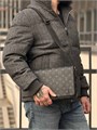 LV мессенджер District РМ серая монограмма маленький МС-1569