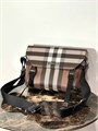 BURBERRY мессенджер коричневый клетка МС-00162