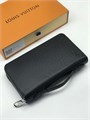 LV кошелек XL с ручкой кожа Тайга черный КЛ-0880