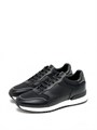 TODS кроссовки черные кожа и сетка ОС-2269