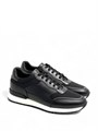 TODS кроссовки черные кожа и сетка ОС-2269