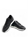 TODS кроссовки черные кожа и сетка ОС-2269