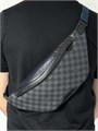 LV поясная сумка серая шашка СЛ-0747