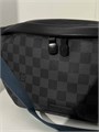LV поясная сумка серая шашка СЛ-0747