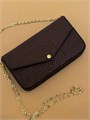 LV клатч кожа Того шоколадный НС-01042
