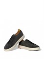 SANTONI кеды из серой замши на белой подошве ОС-0558