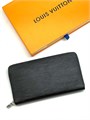 LV кошелек Zippy кожа Эпи большой черный КЛ-0307
