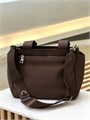 PRADA сумка нейлон карман на молнии спереди коричневая СК-01373