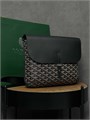Goyard мессенджер Coursier Messenger с клапаном канва монограмма черный МС-1652