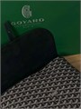Goyard мессенджер Coursier Messenger с клапаном канва монограмма черный МС-1652