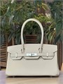 Hermes сумка Shoulder 29 см молочная серебро СК-01197