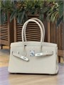 Hermes сумка Shoulder 29 см молочная серебро СК-01197