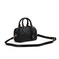 DIOR сумка черная кожа золото СК-00482