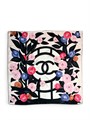 CHANEL платок 90х90 шелк белый ПЛ-01425