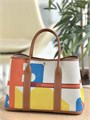HERMES сумка Garden текстиль разноцветная серебро СК-00514