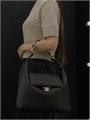 CHANEL сумка с клапаном черная золото СК-01033