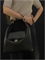 CHANEL сумка с клапаном черная золото СК-01033