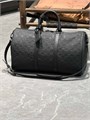 LV дорожная сумка Keepall 50 см монограмм shadow кожа черного цвета ДС-0625