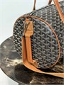 GOYARD дорожная сумка 40 см канва с кожаными ручками коричневая ДС-01374