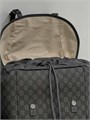 GUCCI рюкзак канва серая монограмма с клапаном и боковыми карманами РК-1088