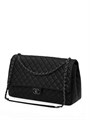 CHANEL сумка Тревел классика 45 см черная серебро СК-00247