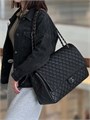 CHANEL сумка Тревел классика 45 см черная серебро СК-00247