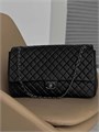 CHANEL сумка Тревел классика 45 см черная серебро СК-00247