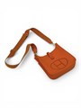 HERMES сумка Evelyne 23 cм оранжевая золото СК-01217