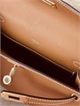 HERMES клатч POCHETTE 22 см кожа свифт кэмел золото СК-01278