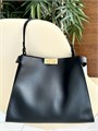 FENDI сумка Peekaboo гладкая кожа коричневая золото большая СК-01749