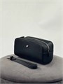 MONTBLANC несессер кожа эпсом на молнии маленький черный НС-01642